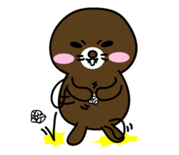 Lovely Brown Mole Stickers messages sticker-7