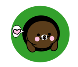 Lovely Brown Mole Stickers messages sticker-4