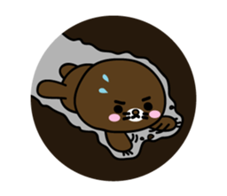Lovely Brown Mole Stickers messages sticker-6