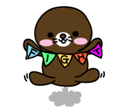 Lovely Brown Mole Stickers messages sticker-11