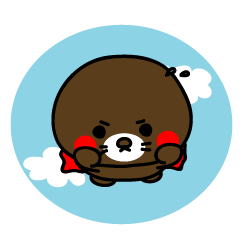 Lovely Brown Mole Stickers messages sticker-3