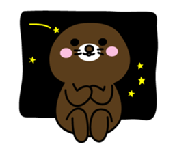 Lovely Brown Mole Stickers messages sticker-9
