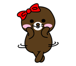 Lovely Brown Mole Stickers messages sticker-5