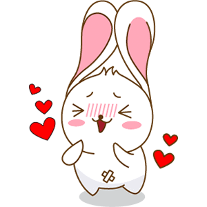 Red The Rabbit - Sticker Pack For iMessage messages sticker-0