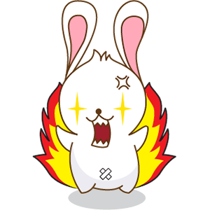 Red The Rabbit - Sticker Pack For iMessage messages sticker-6