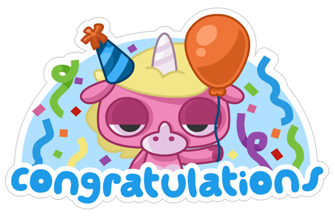 Jeff the Unicorn messages sticker-1