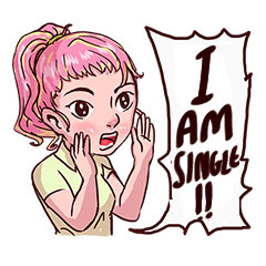 Valentine Of Single Women Stickers messages sticker-6