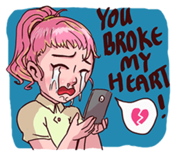 Valentine Of Single Women Stickers messages sticker-2