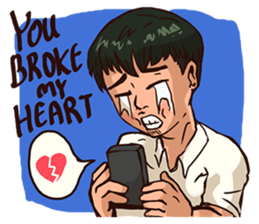 Valentine Of Single Men Stickers messages sticker-2