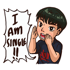 Valentine Of Single Men Stickers messages sticker-6