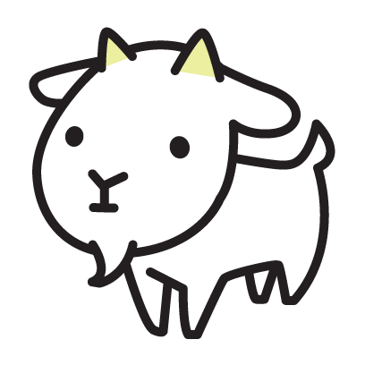 Cute Goat Stickers messages sticker-2