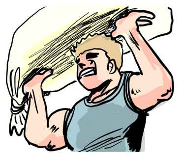 Fitness Man Color messages sticker-4