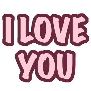Love and Hearts Stickers messages sticker-6