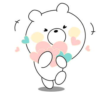Bear message messages sticker-10