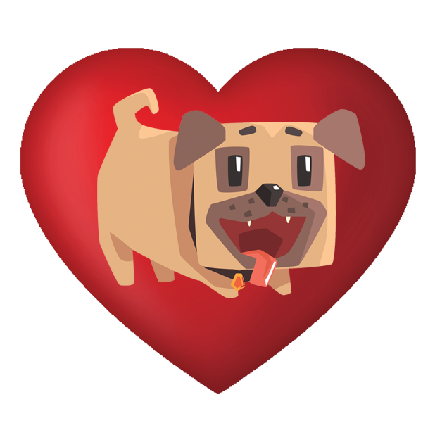 Pug Emoji And Stickers messages sticker-10