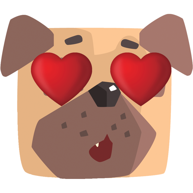 Pug Emoji And Stickers messages sticker-3
