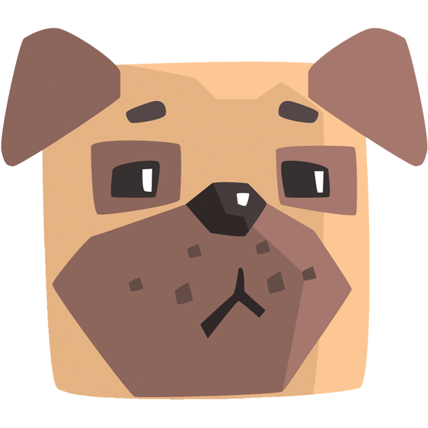 Pug Emoji And Stickers messages sticker-5
