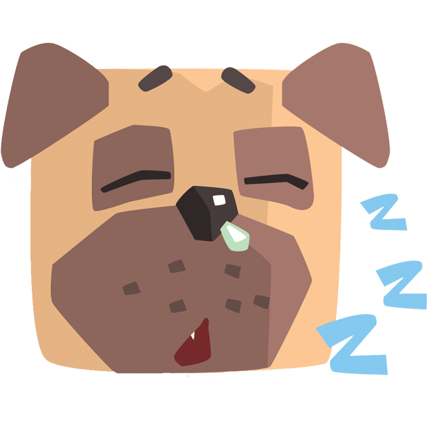 Pug Emoji And Stickers messages sticker-8