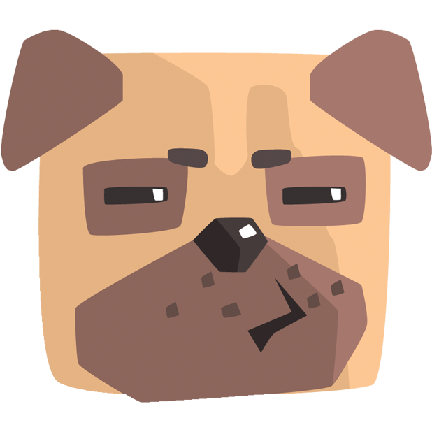 Pug Emoji And Stickers messages sticker-2