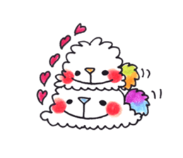 Lovely Pair Of Dogs Stickers messages sticker-11