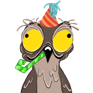 Potoo Bird Sticker Pack messages sticker-8