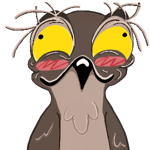 Potoo Bird Sticker Pack messages sticker-11