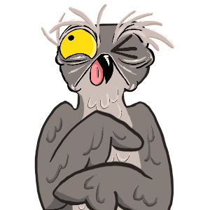 Potoo Bird Sticker Pack messages sticker-9