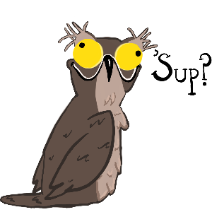 Potoo Bird Sticker Pack messages sticker-0