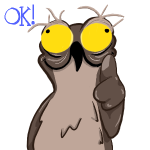 Potoo Bird Sticker Pack messages sticker-1