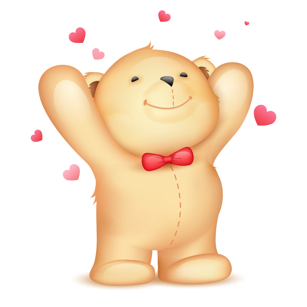 Valentine Bear Stickers messages sticker-2