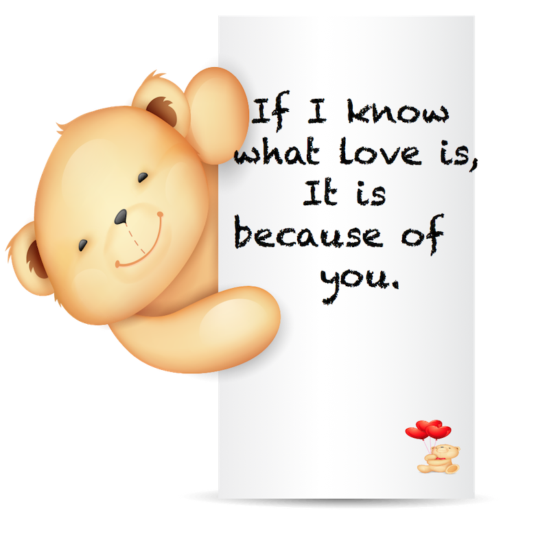Valentine Bear Stickers messages sticker-1