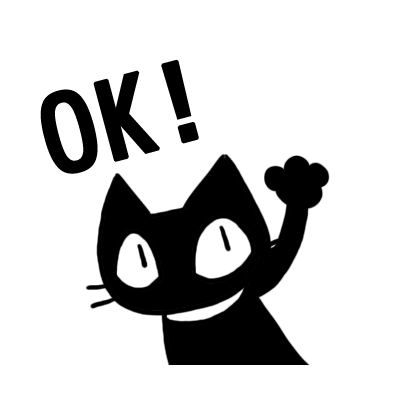 kuro nyanko messages sticker-0