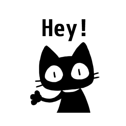 kuro nyanko messages sticker-8