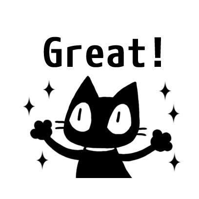 kuro nyanko messages sticker-11