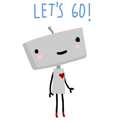 Tiny Robot Animated messages sticker-2