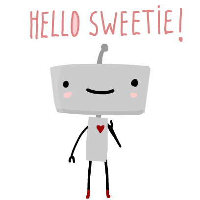 Tiny Robot Animated messages sticker-7
