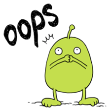 Funny Aliens Stickers messages sticker-3