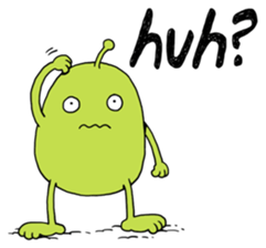 Funny Aliens Stickers messages sticker-6