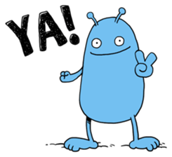 Funny Aliens Stickers messages sticker-8