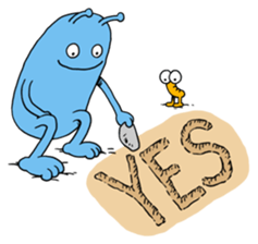 Funny Aliens Stickers messages sticker-1