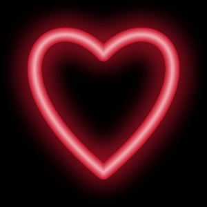 Hearts Plus Animated Neon messages sticker-11