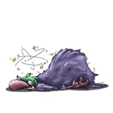 Funny Monster Stickers messages sticker-7