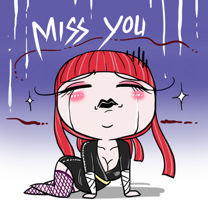 Aiko the Love Ninja stickers messages sticker-0