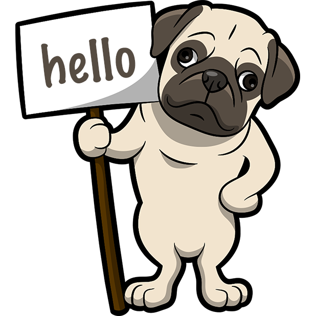 PugMoji - Pug Emoji & Sticker messages sticker-6