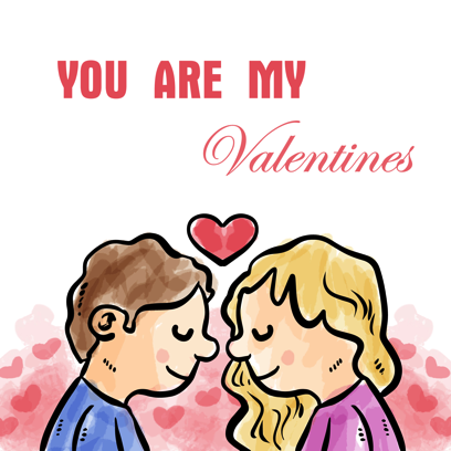 Be my Valentine - stickers messages sticker-0