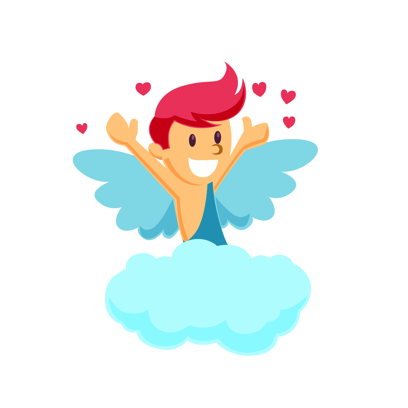 Be my Valentine - stickers messages sticker-10
