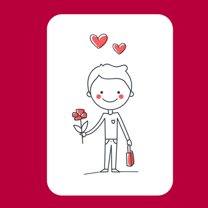 Be my Valentine - stickers messages sticker-7