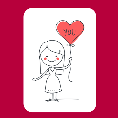 Be my Valentine - stickers messages sticker-4
