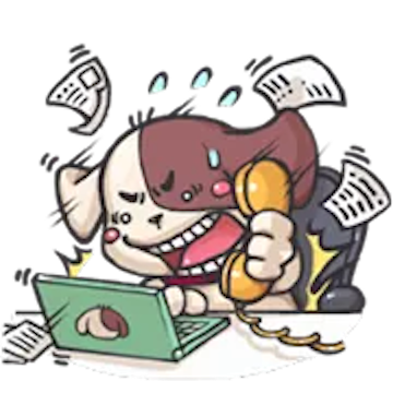 Milk and Chocolate Dog messages sticker-5