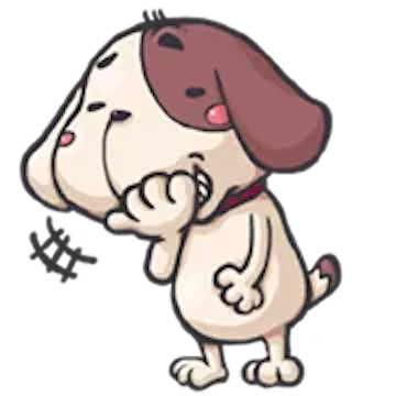Milk and Chocolate Dog messages sticker-0
